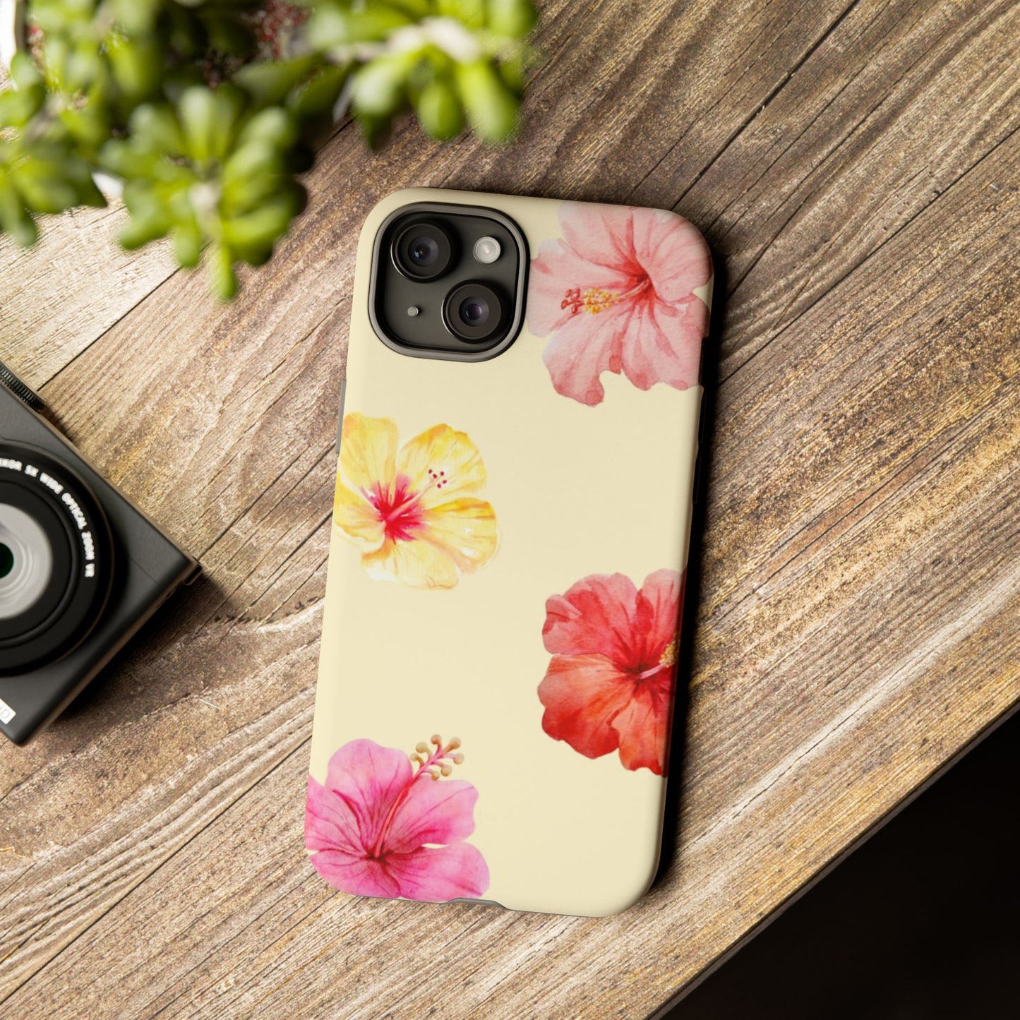 Honey Hibiscus iPhone Case