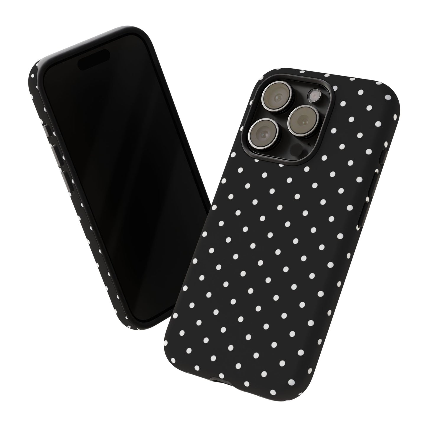 Black Polka Dot iPhone Case
