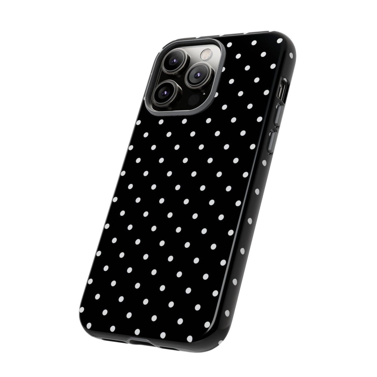 Black Polka Dot iPhone Case