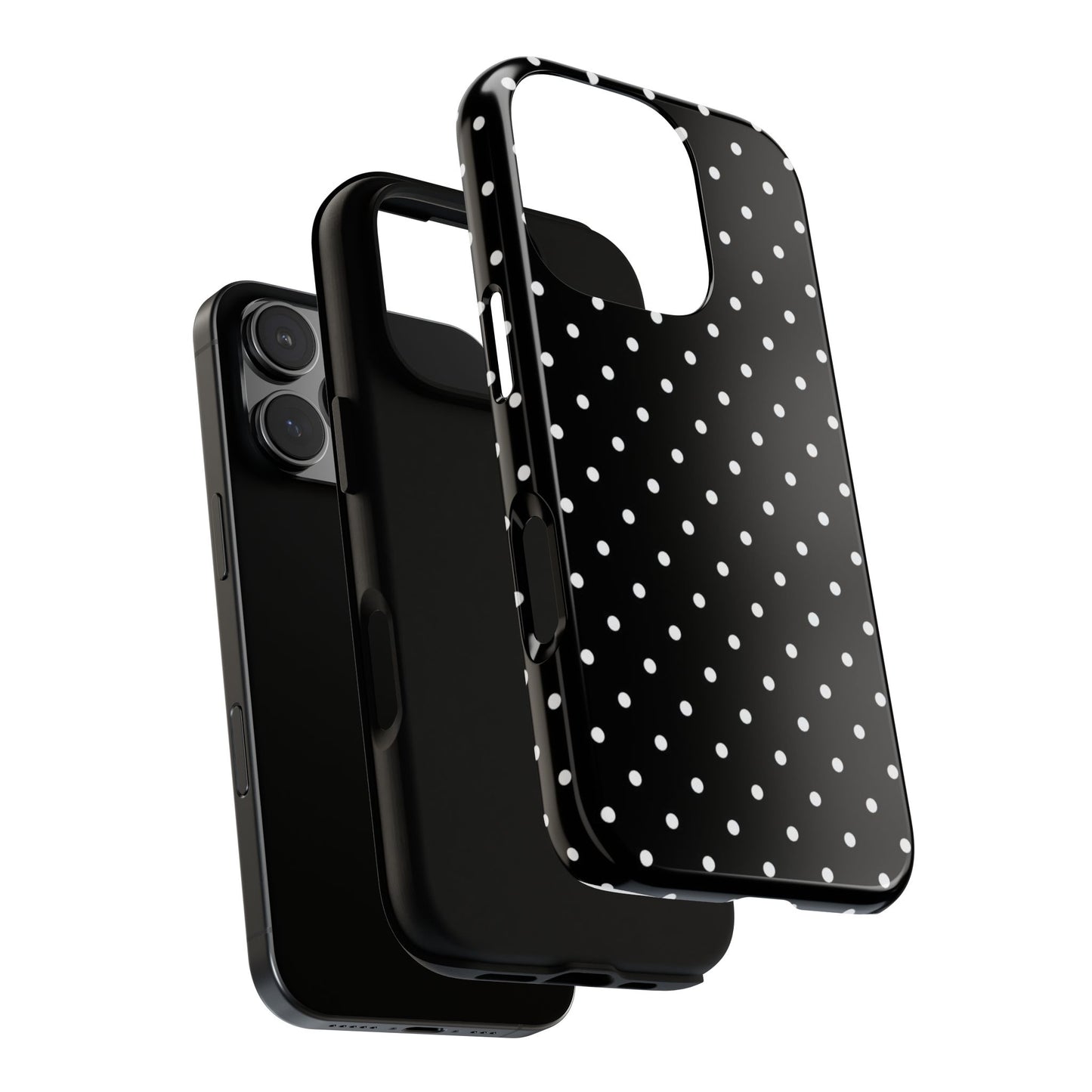 Black Polka Dot iPhone Case