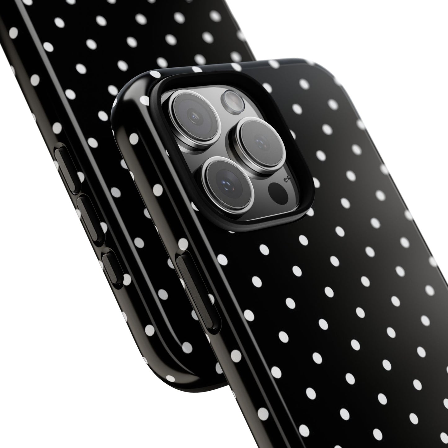 Black Polka Dot iPhone Case