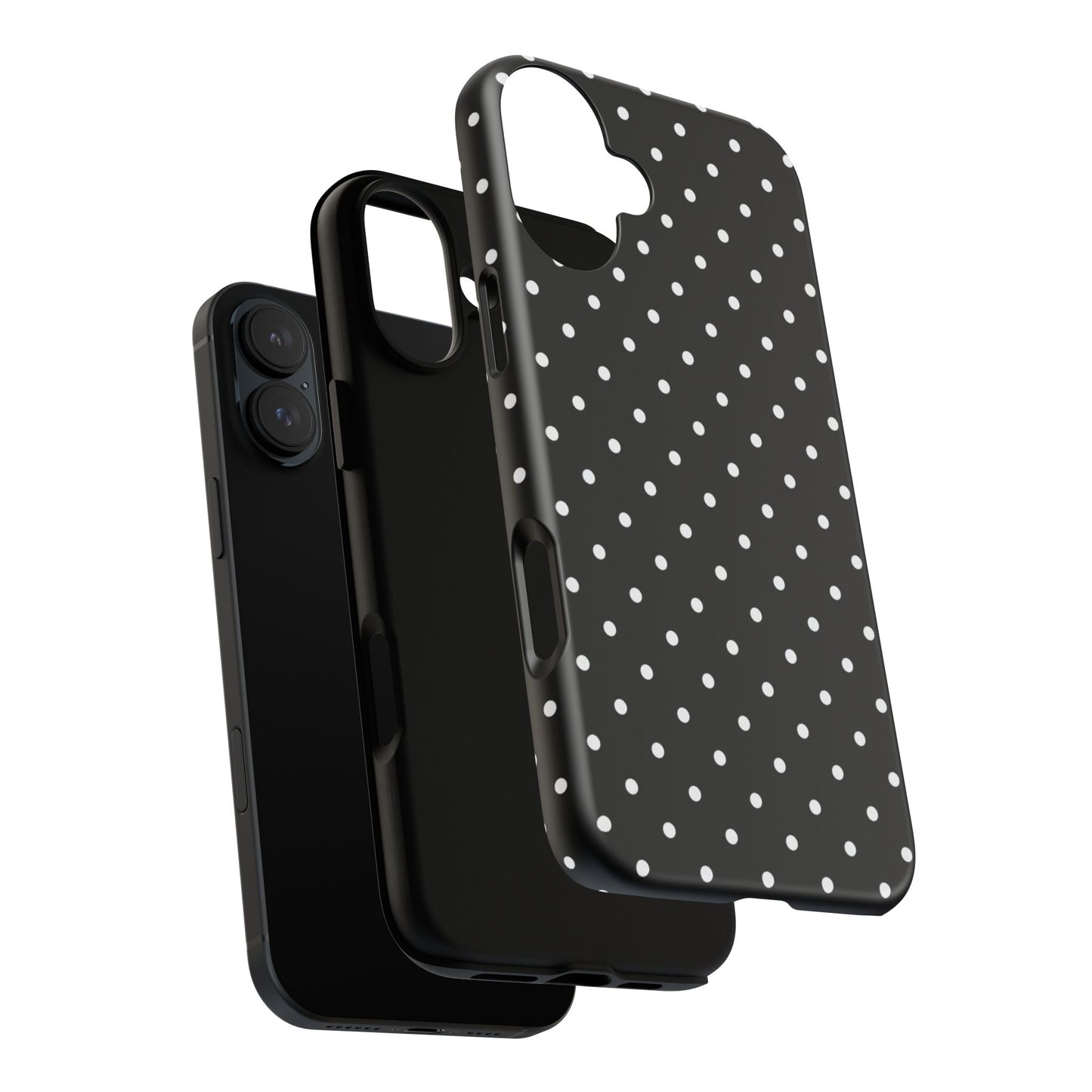 Black Polka Dot iPhone Case