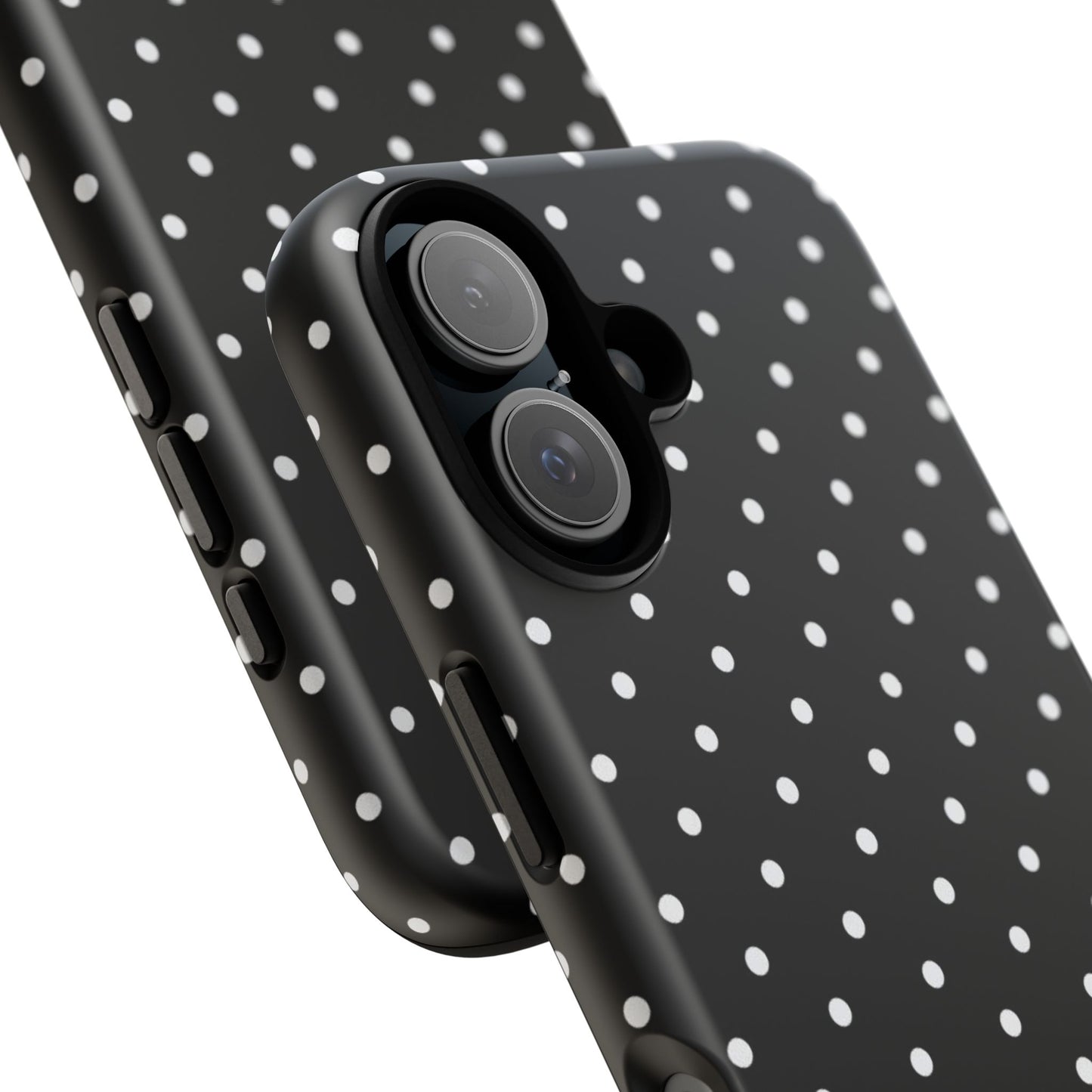 Black Polka Dot iPhone Case