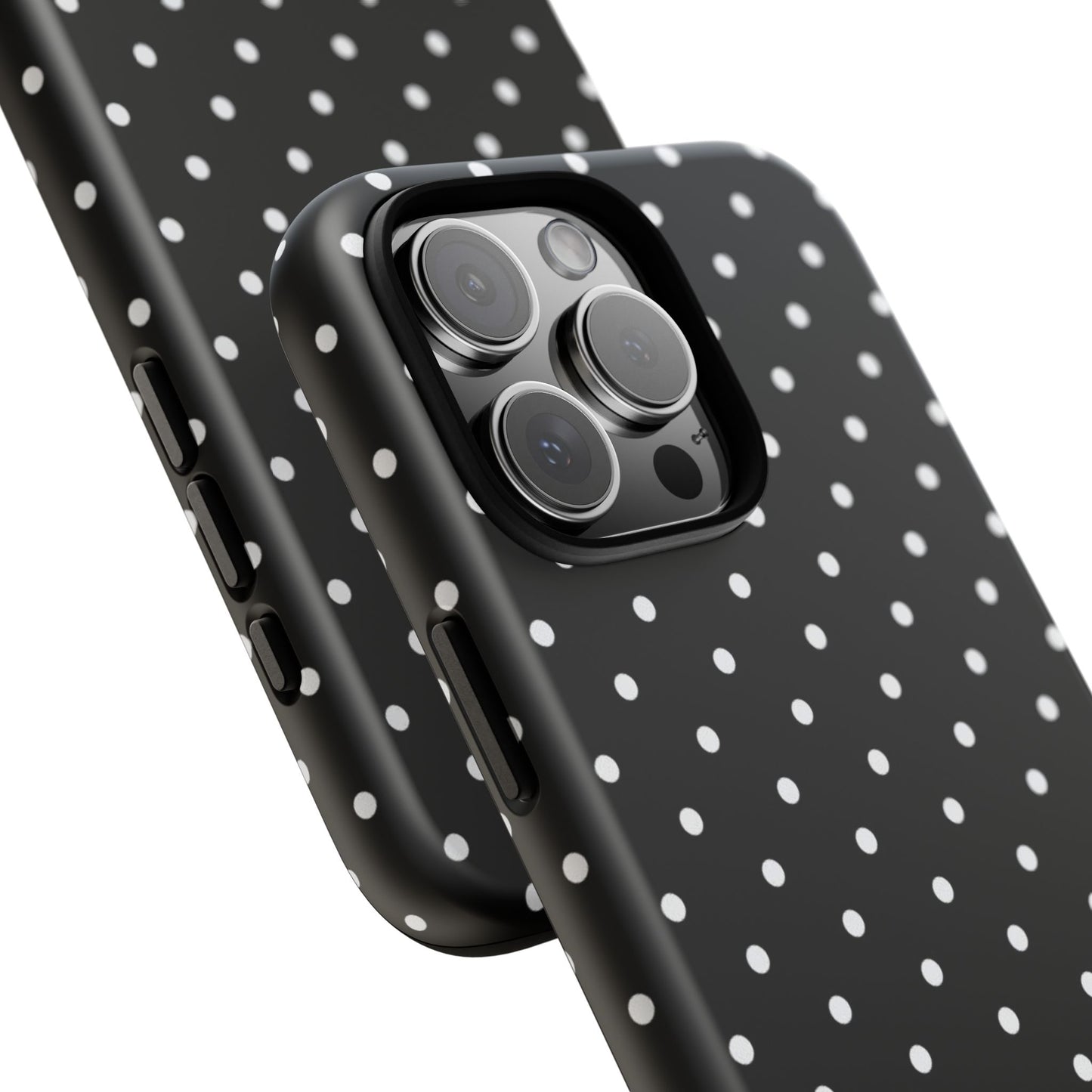 Black Polka Dot iPhone Case