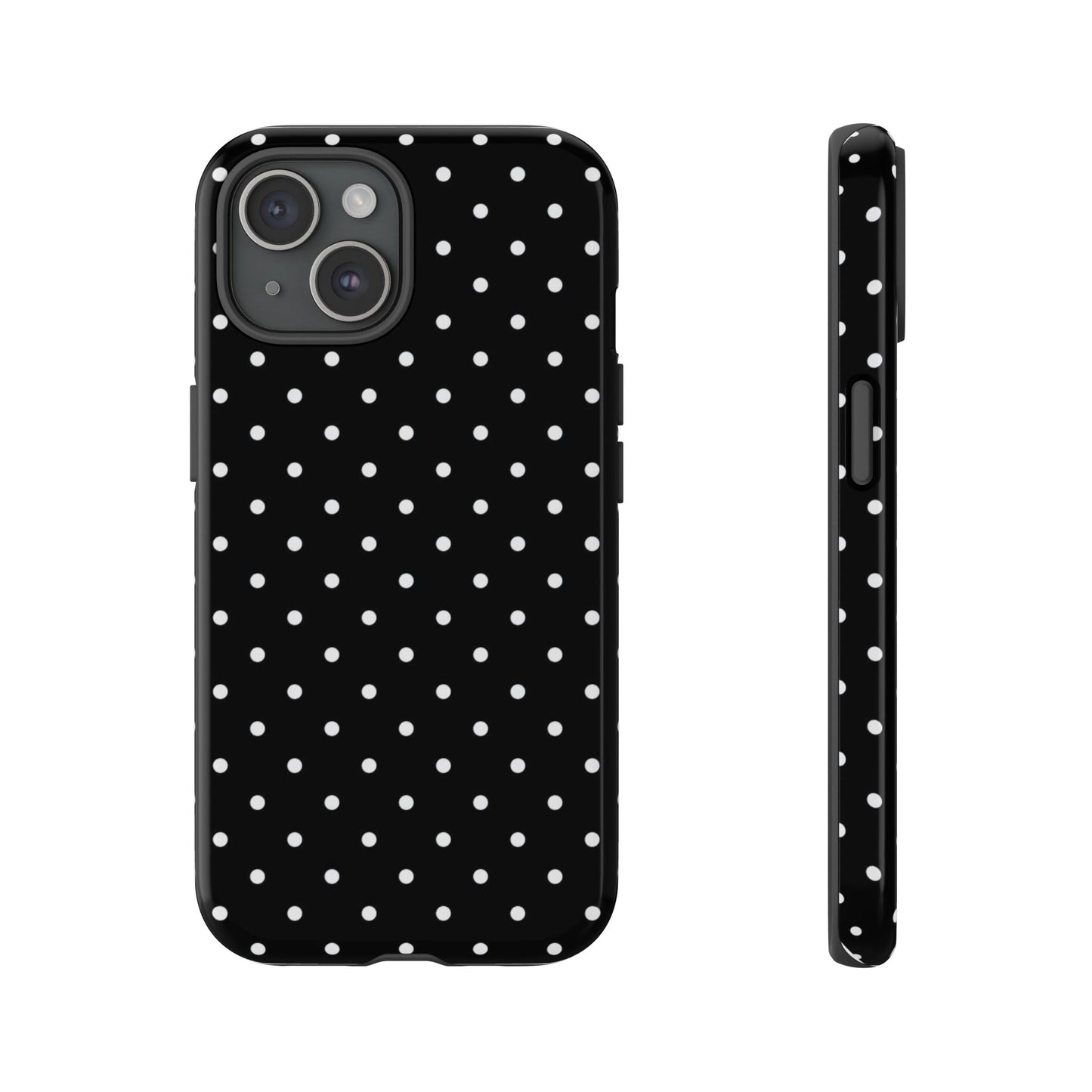 Black Polka Dot iPhone Case