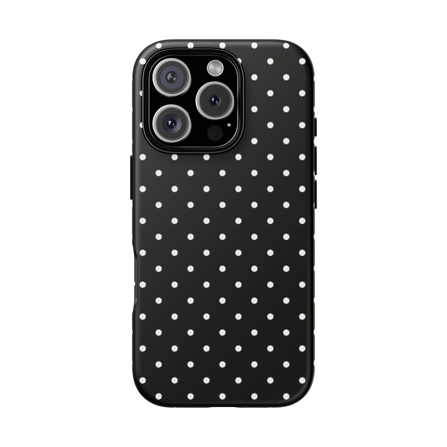 Black Polka Dot iPhone Case