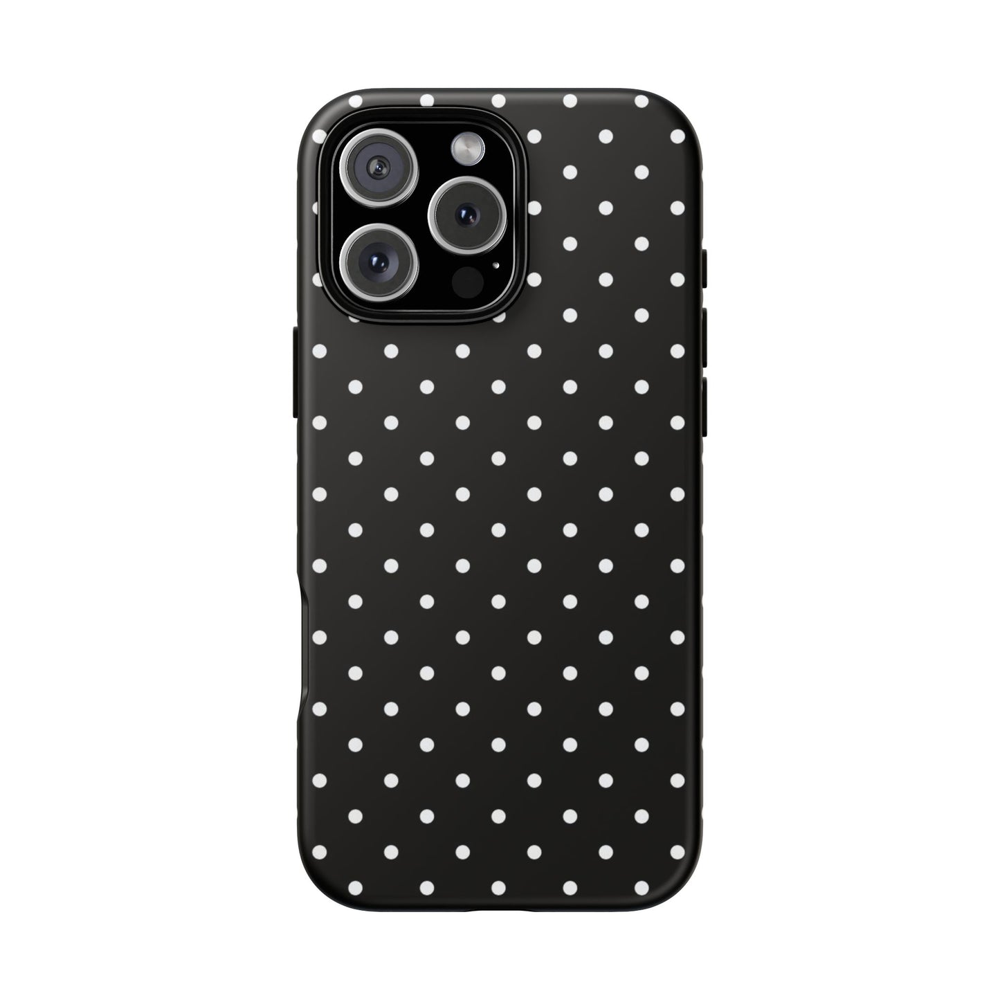 Black Polka Dot iPhone Case
