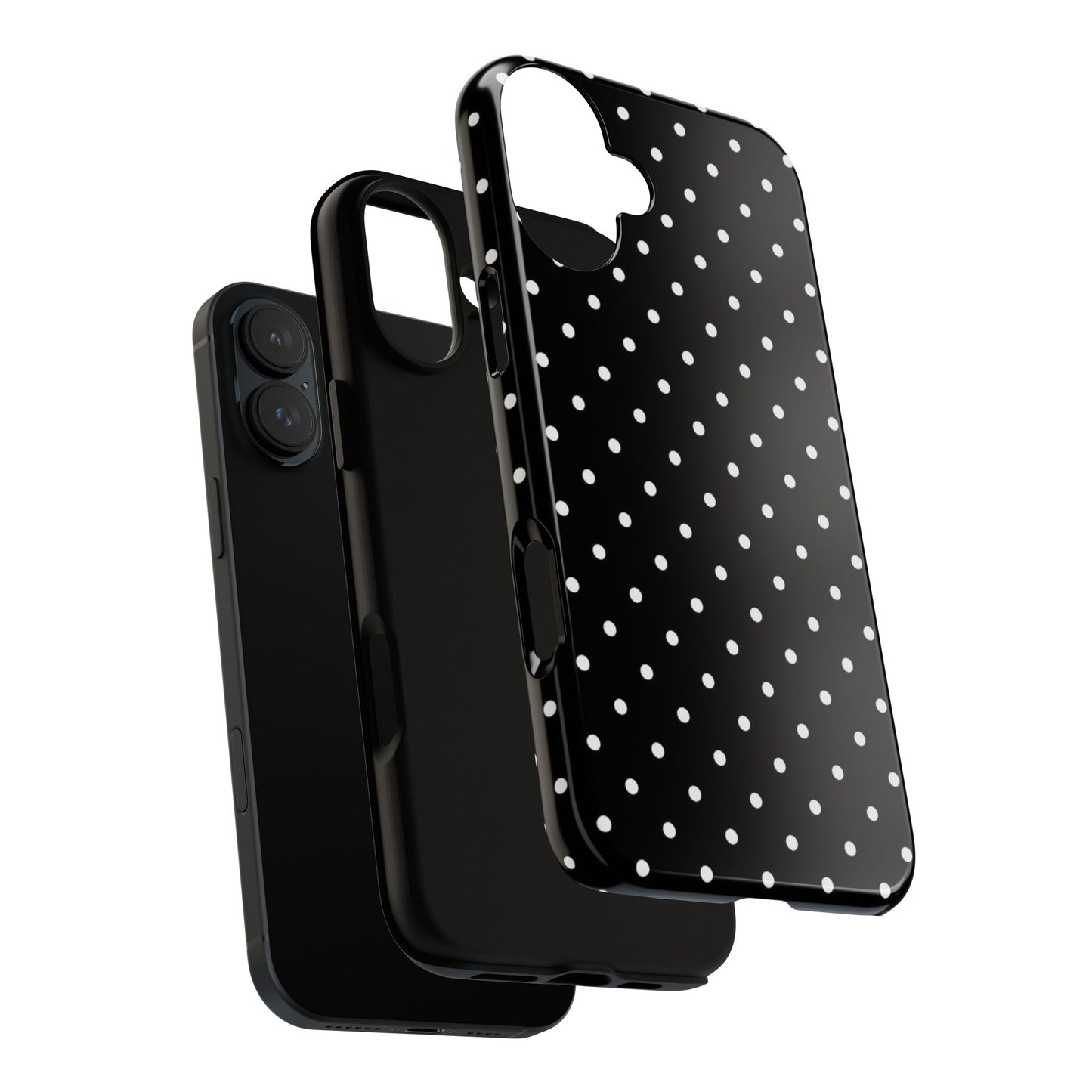 Black Polka Dot iPhone Case