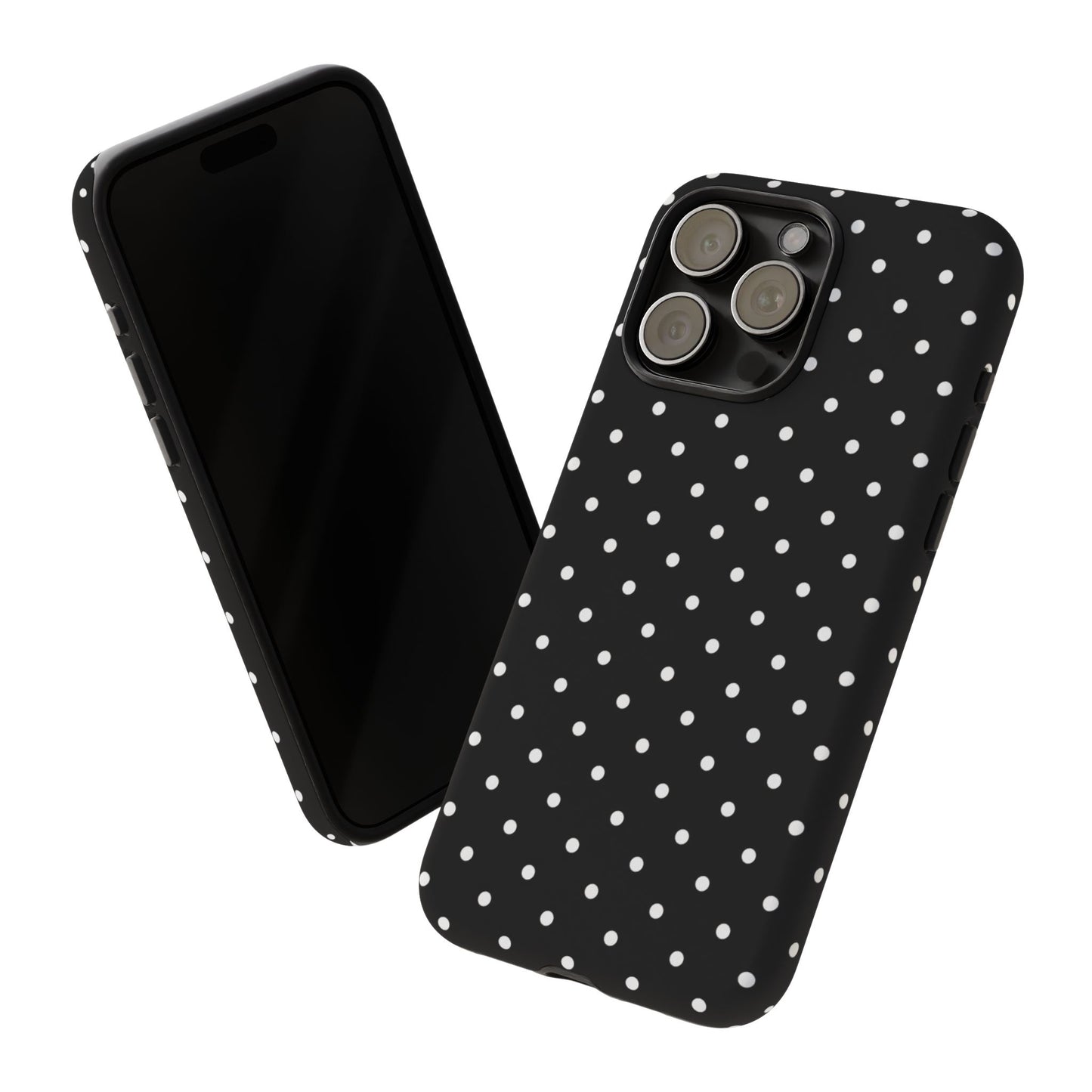 Black Polka Dot iPhone Case