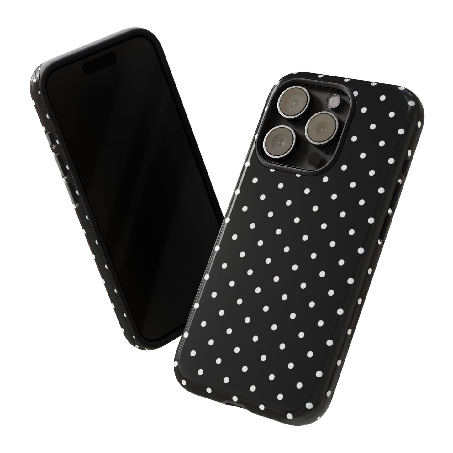 Black Polka Dot iPhone Case