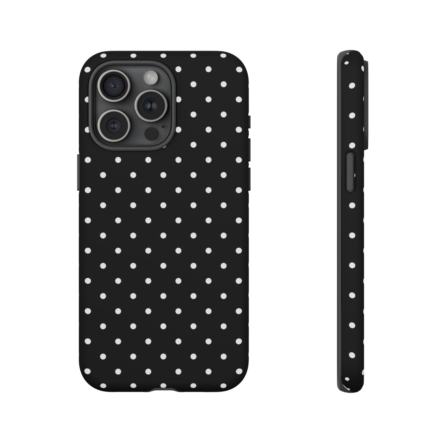 Black Polka Dot iPhone Case