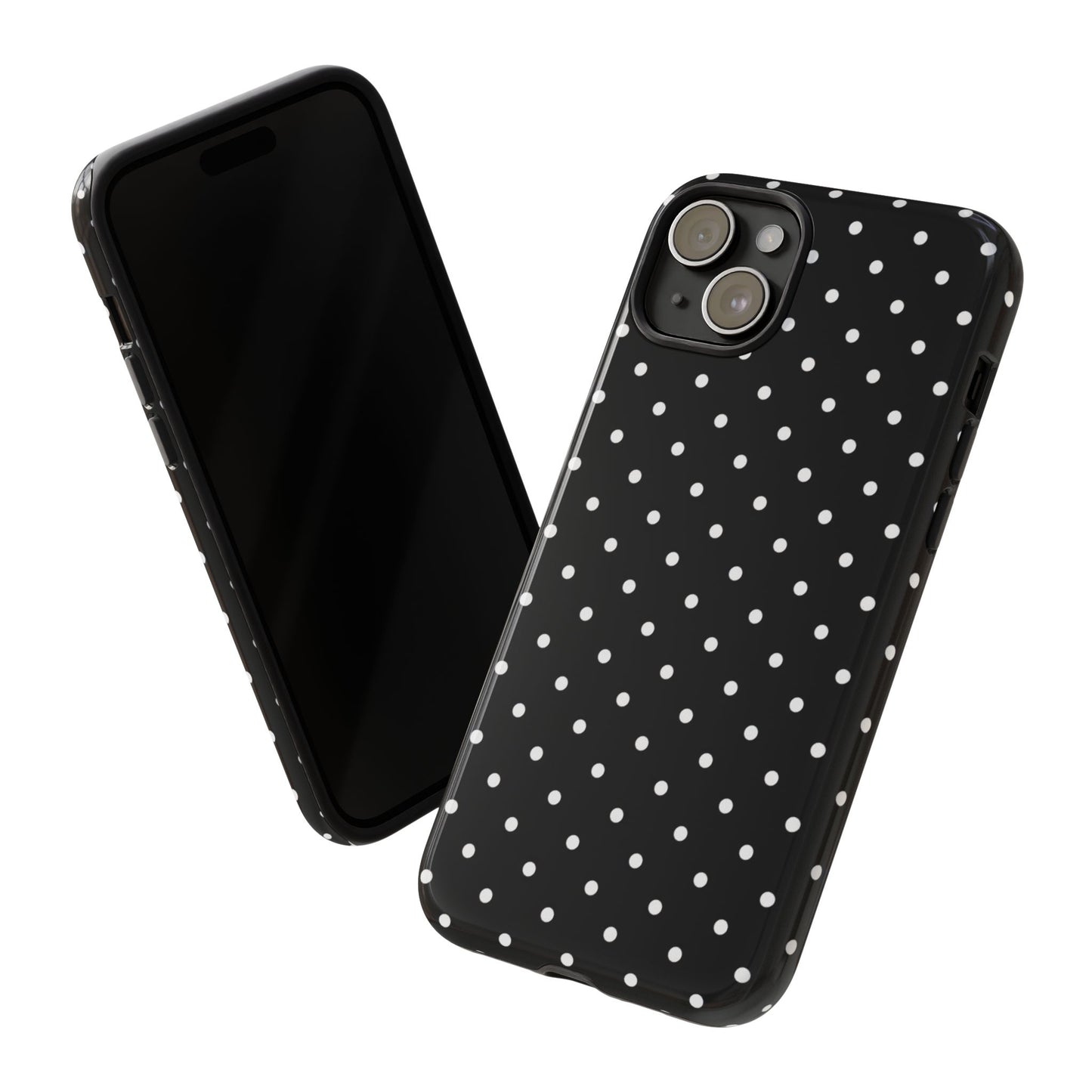 Black Polka Dot iPhone Case