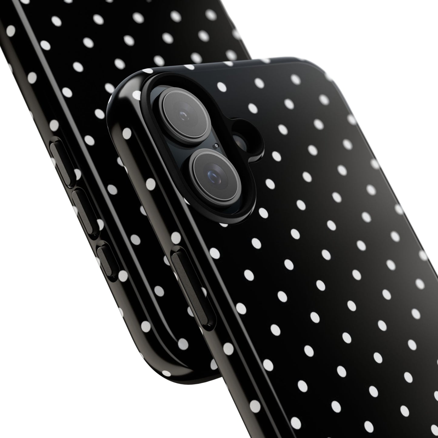 Black Polka Dot iPhone Case