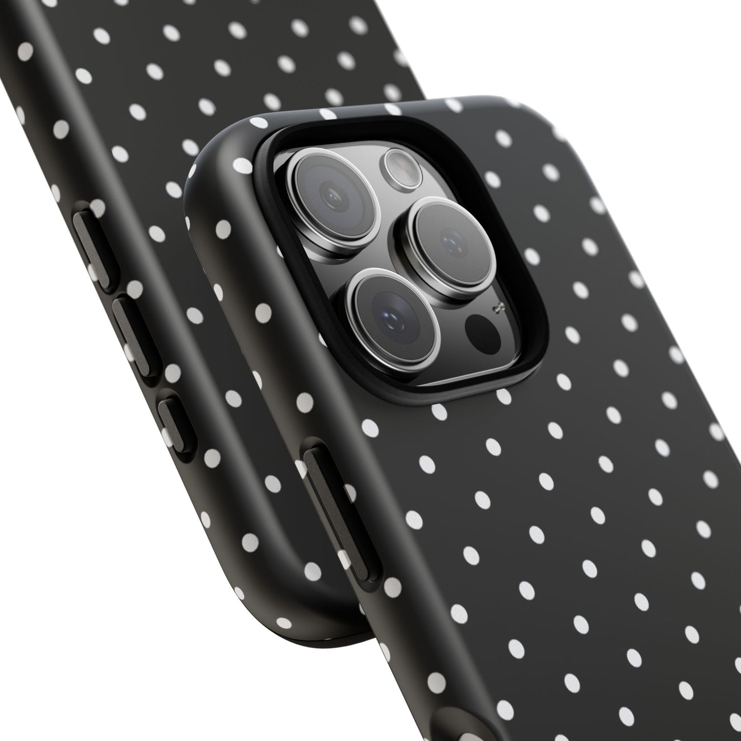 Black Polka Dot iPhone Case