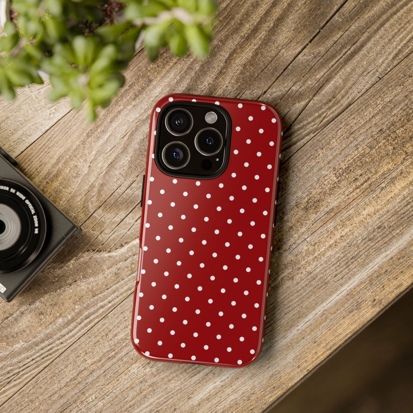 Red Polka Dot iPhone CAse