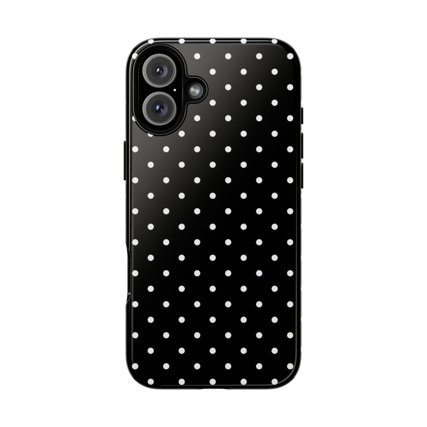 Black Polka Dot iPhone Case