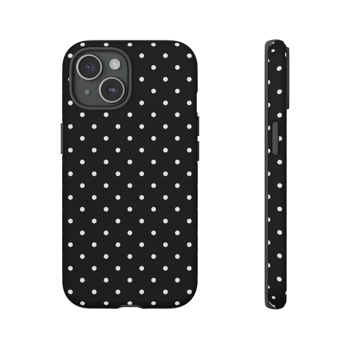 Black Polka Dot iPhone Case