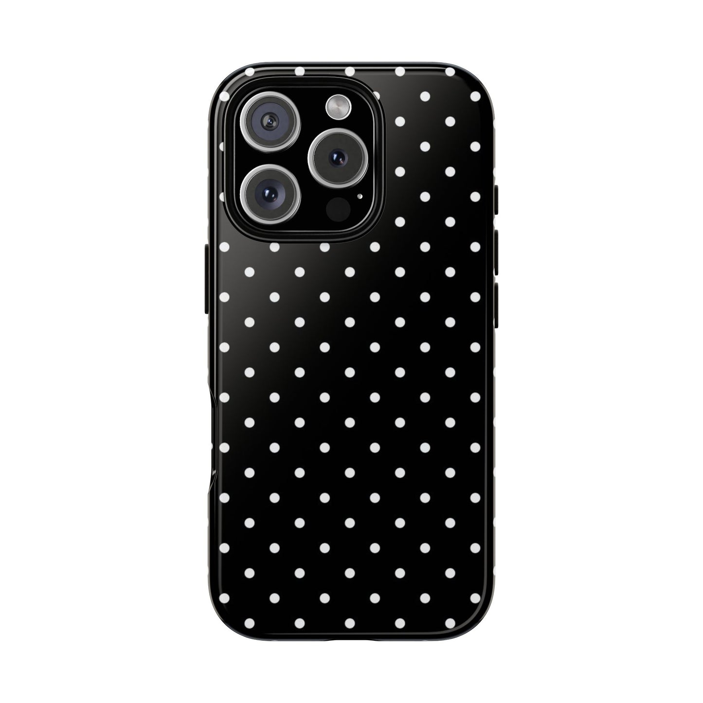 Black Polka Dot iPhone Case