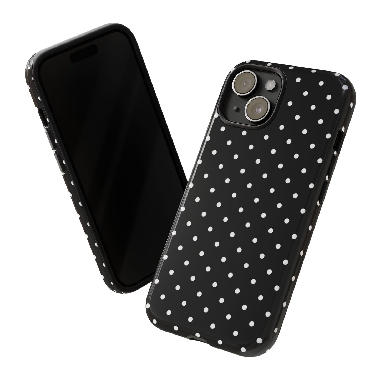 Black Polka Dot iPhone Case