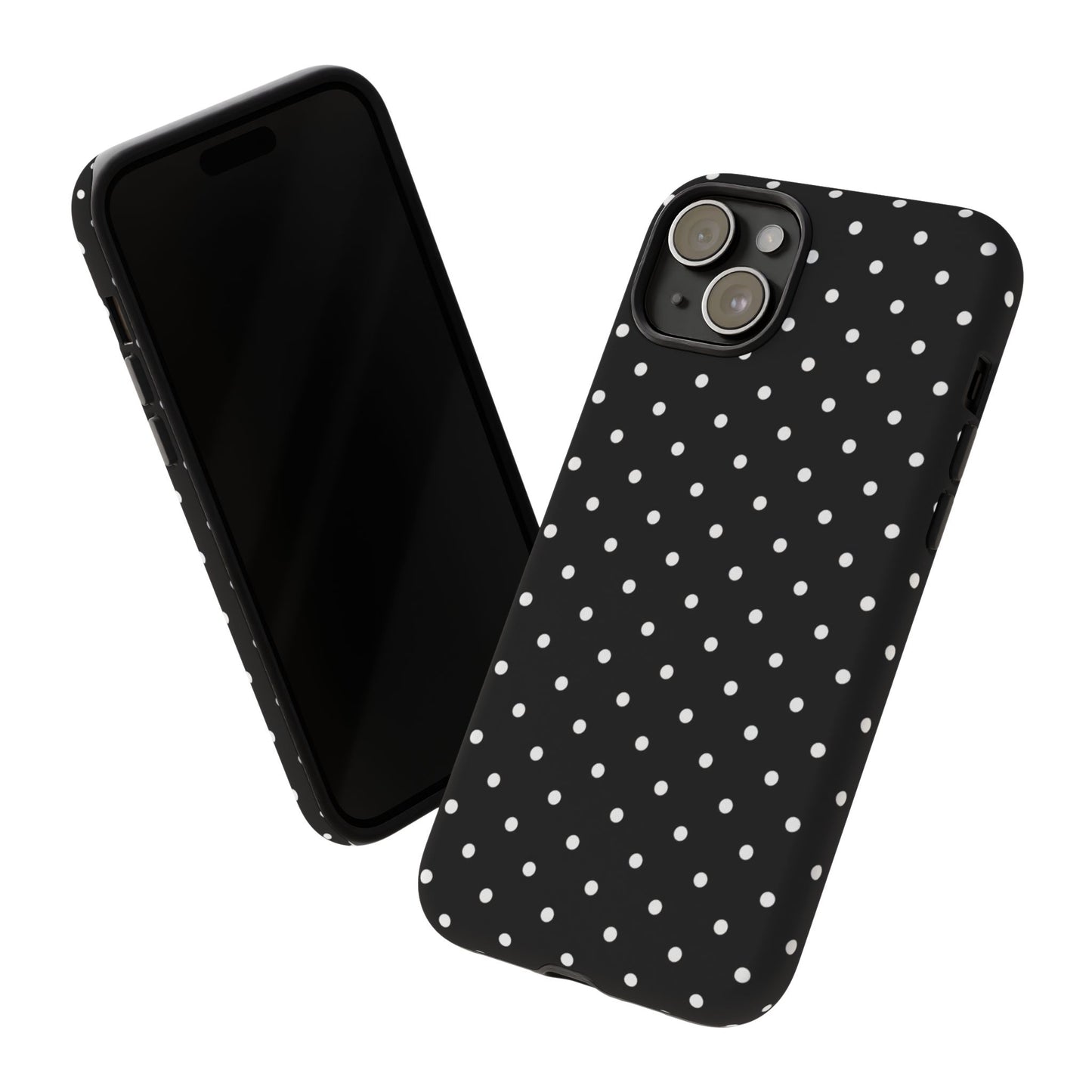 Black Polka Dot iPhone Case