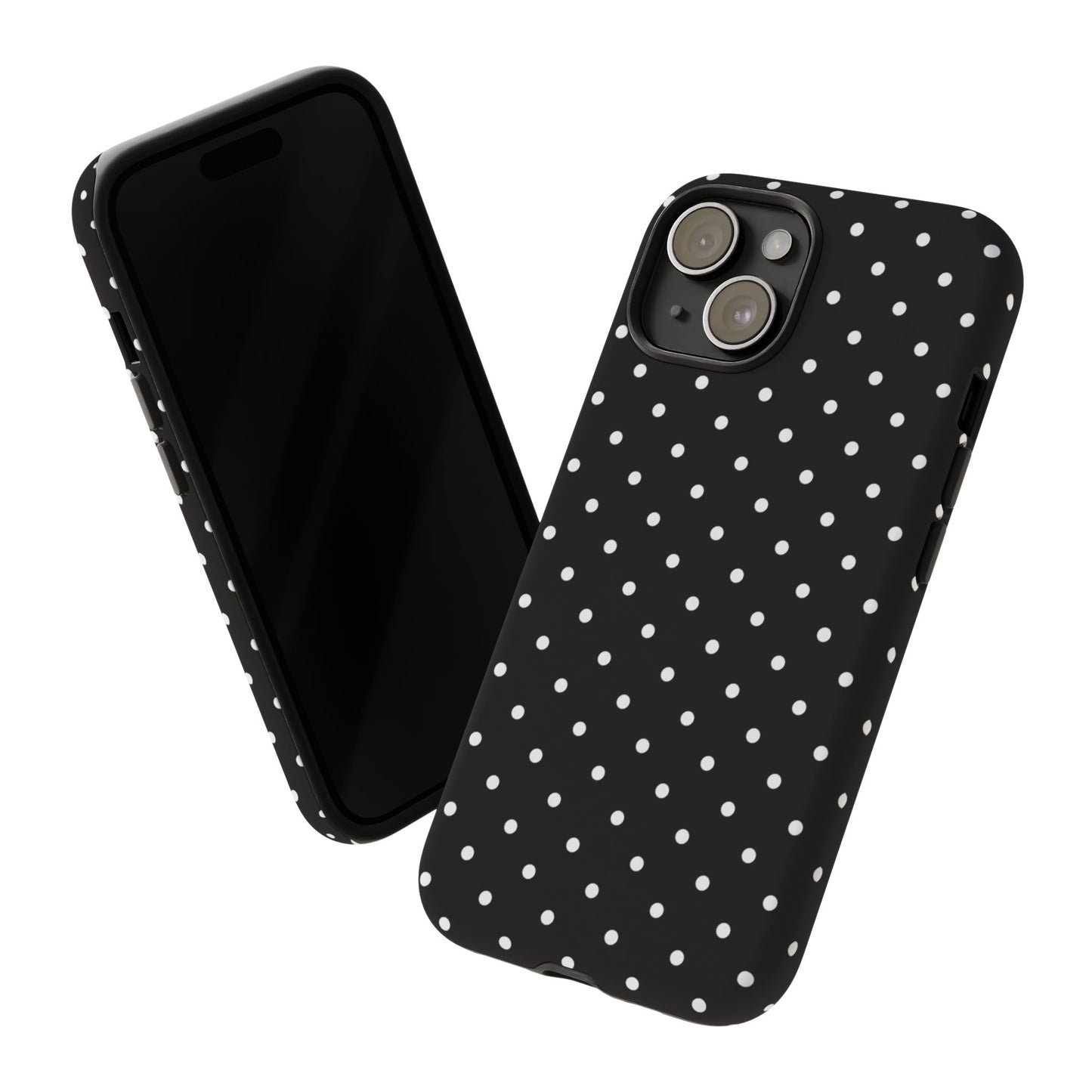 Black Polka Dot iPhone Case