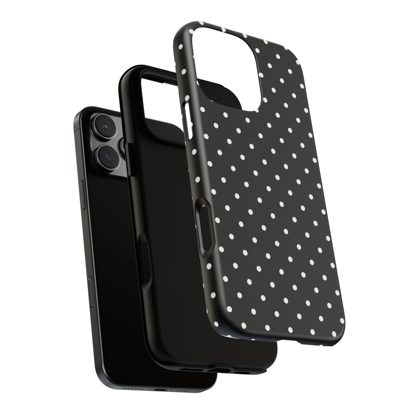 Black Polka Dot iPhone Case