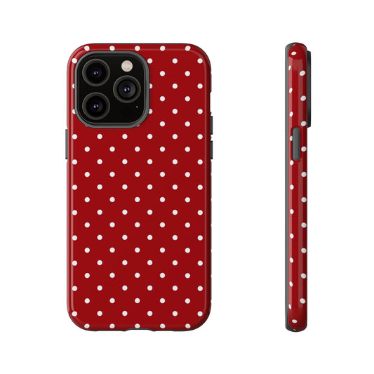 Red Polka Dot iPhone CAse