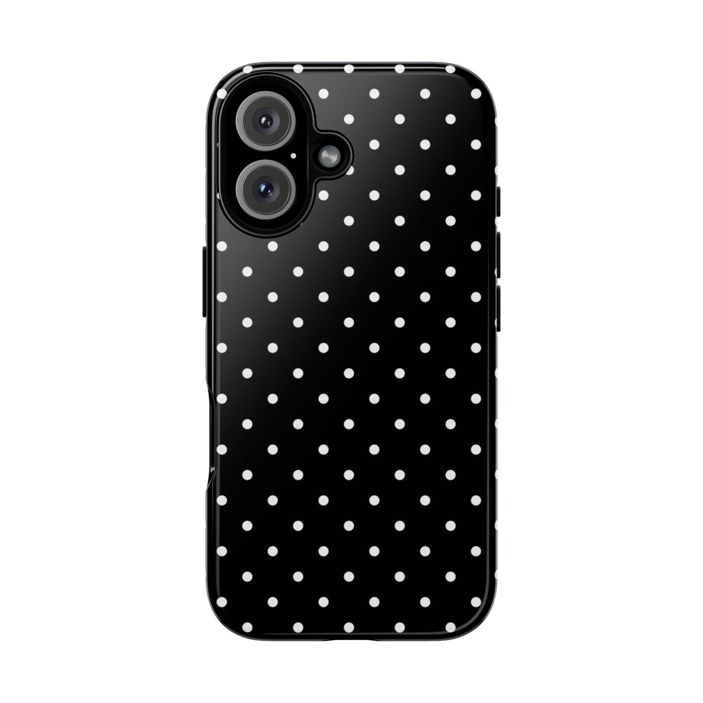 Black Polka Dot iPhone Case