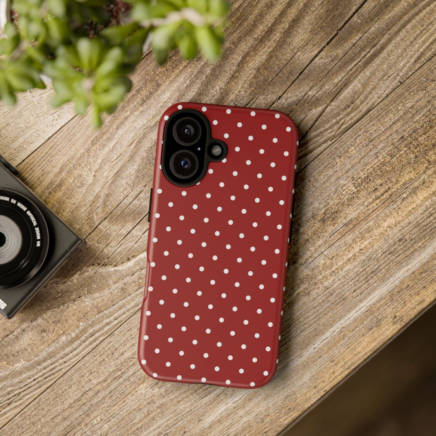 Red Polka Dot iPhone CAse