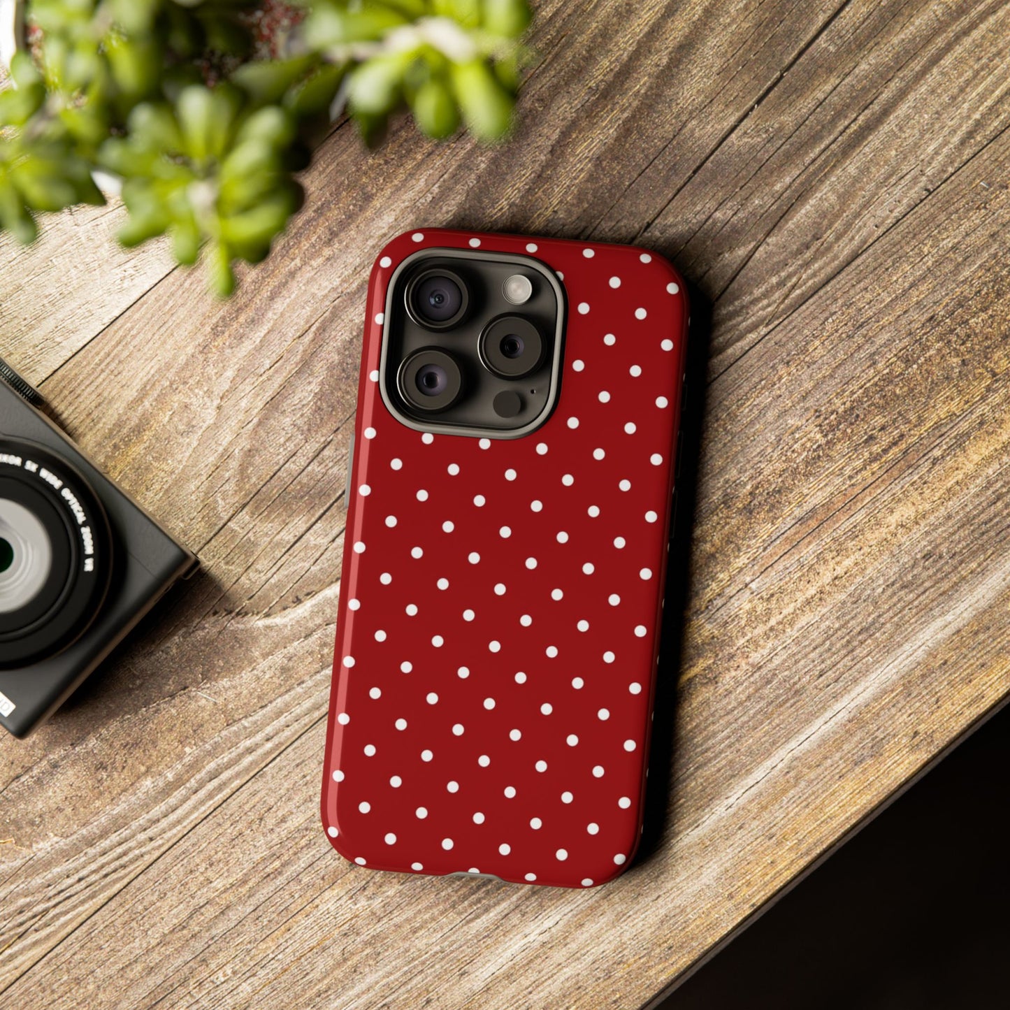 Red Polka Dot iPhone CAse