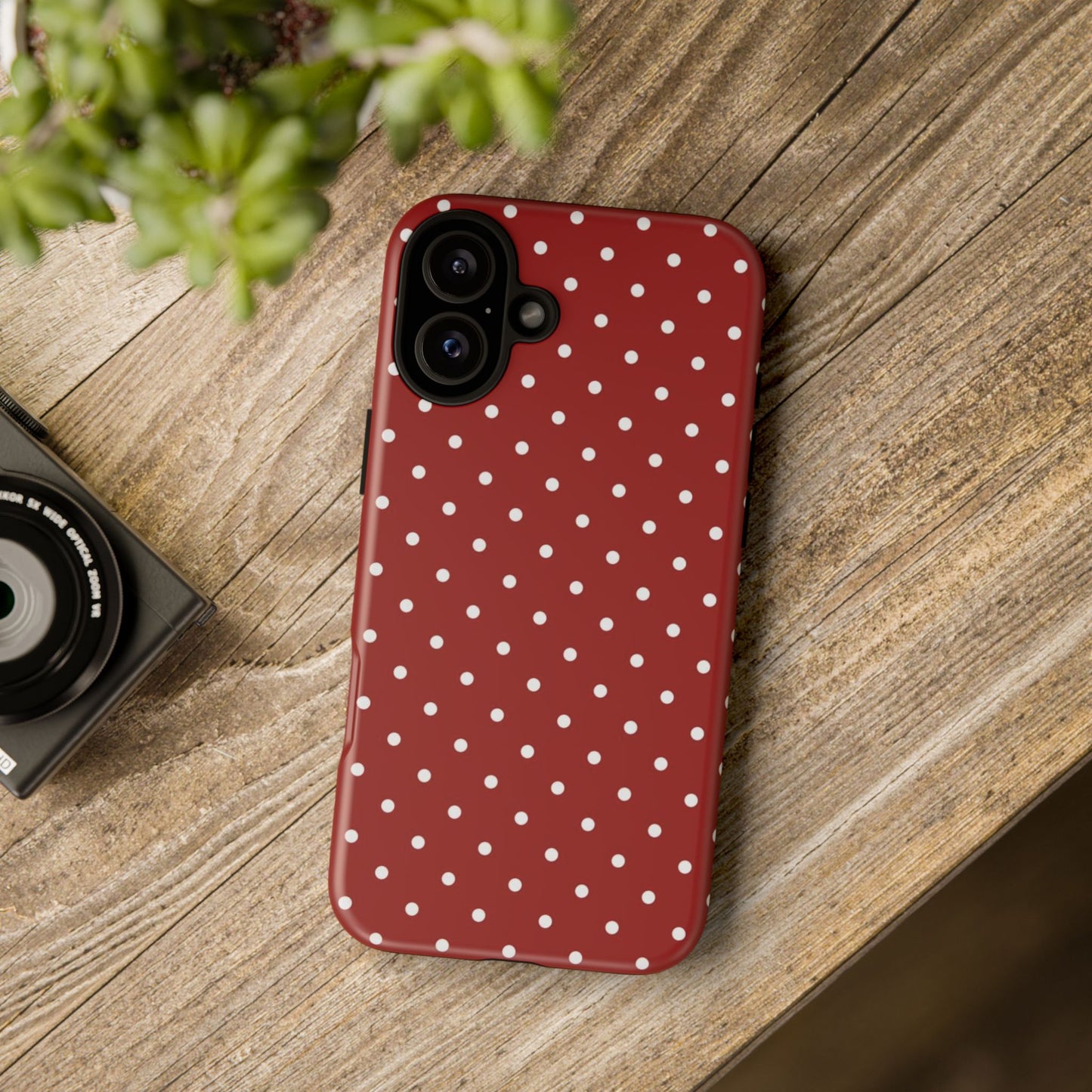 Red Polka Dot iPhone CAse