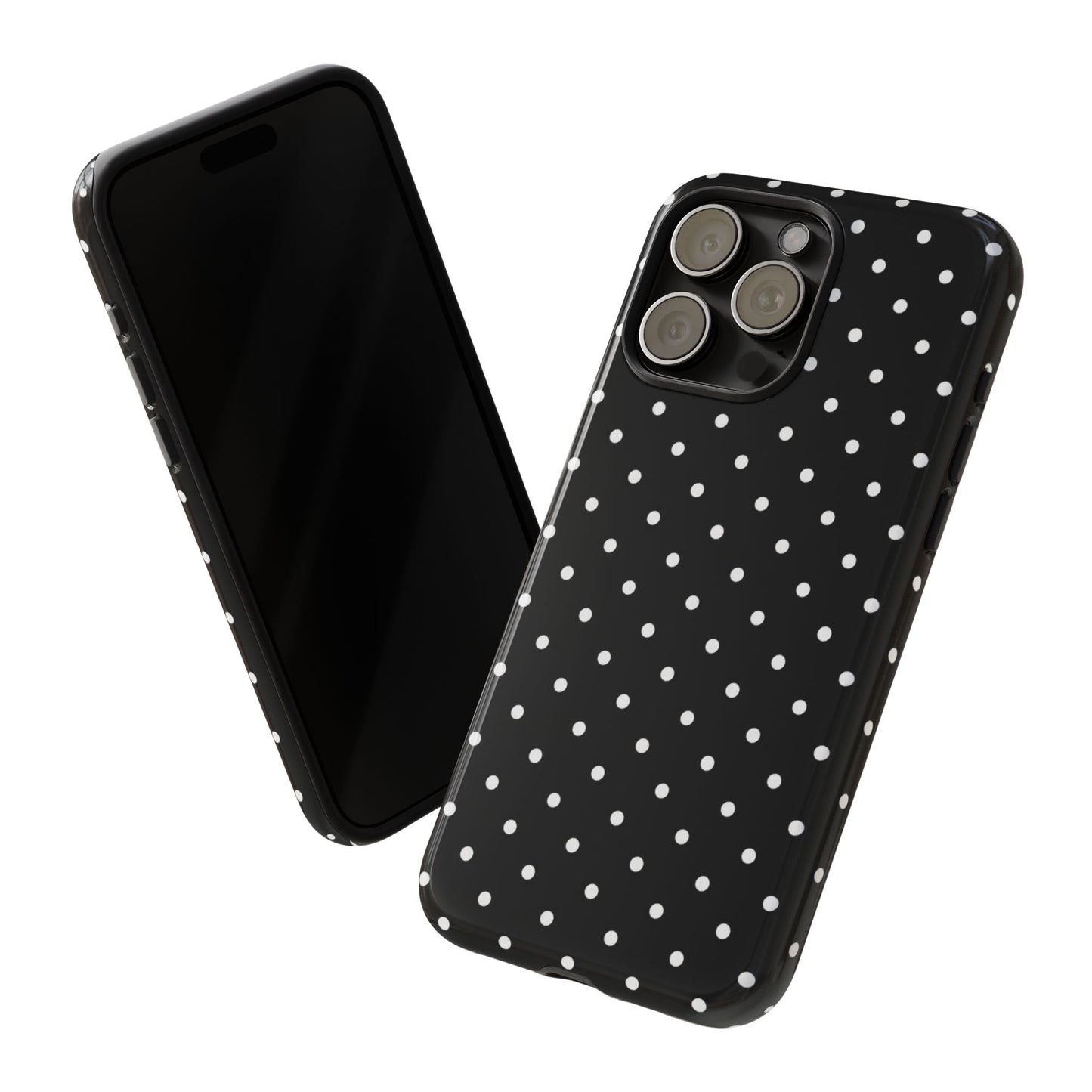 Black Polka Dot iPhone Case