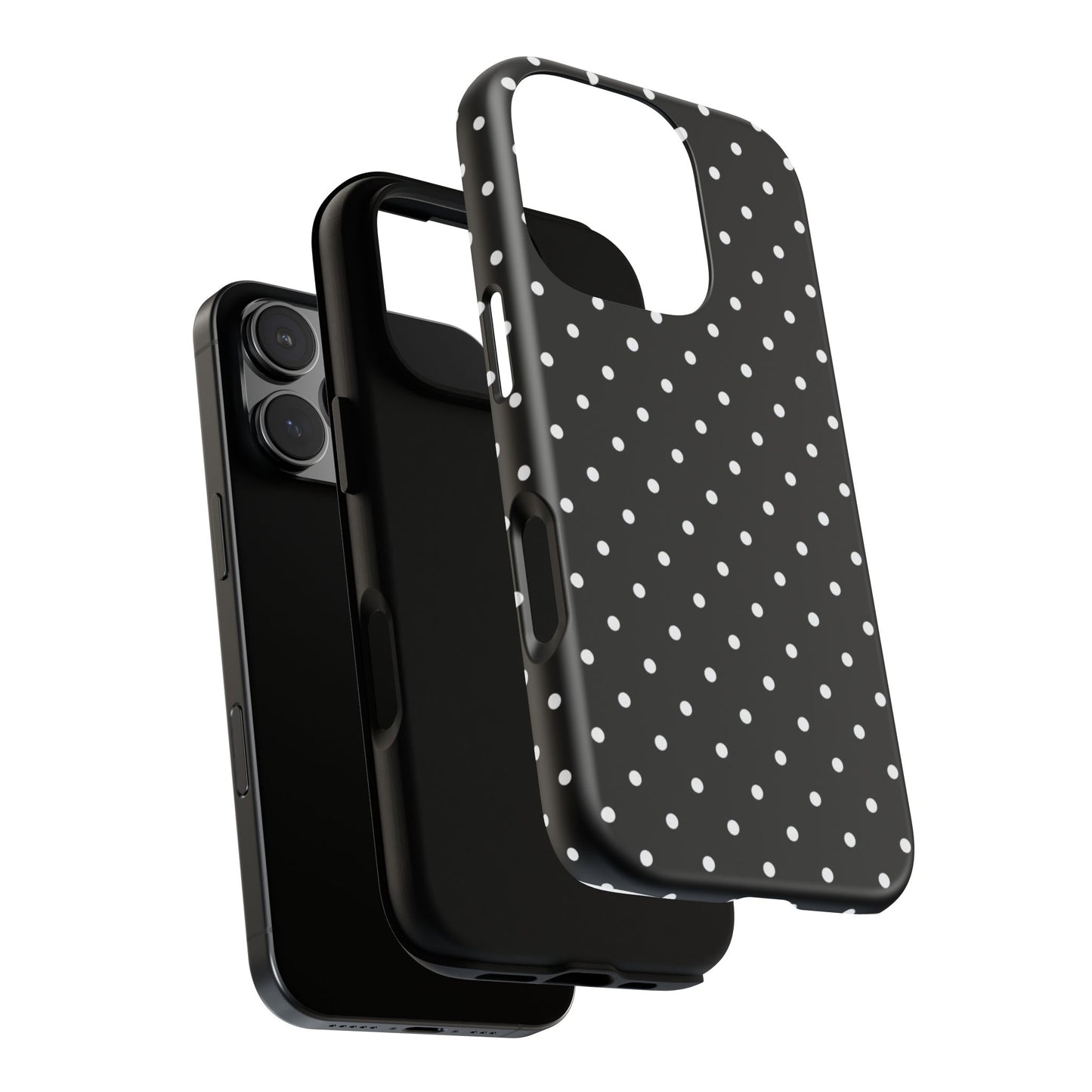 Black Polka Dot iPhone Case