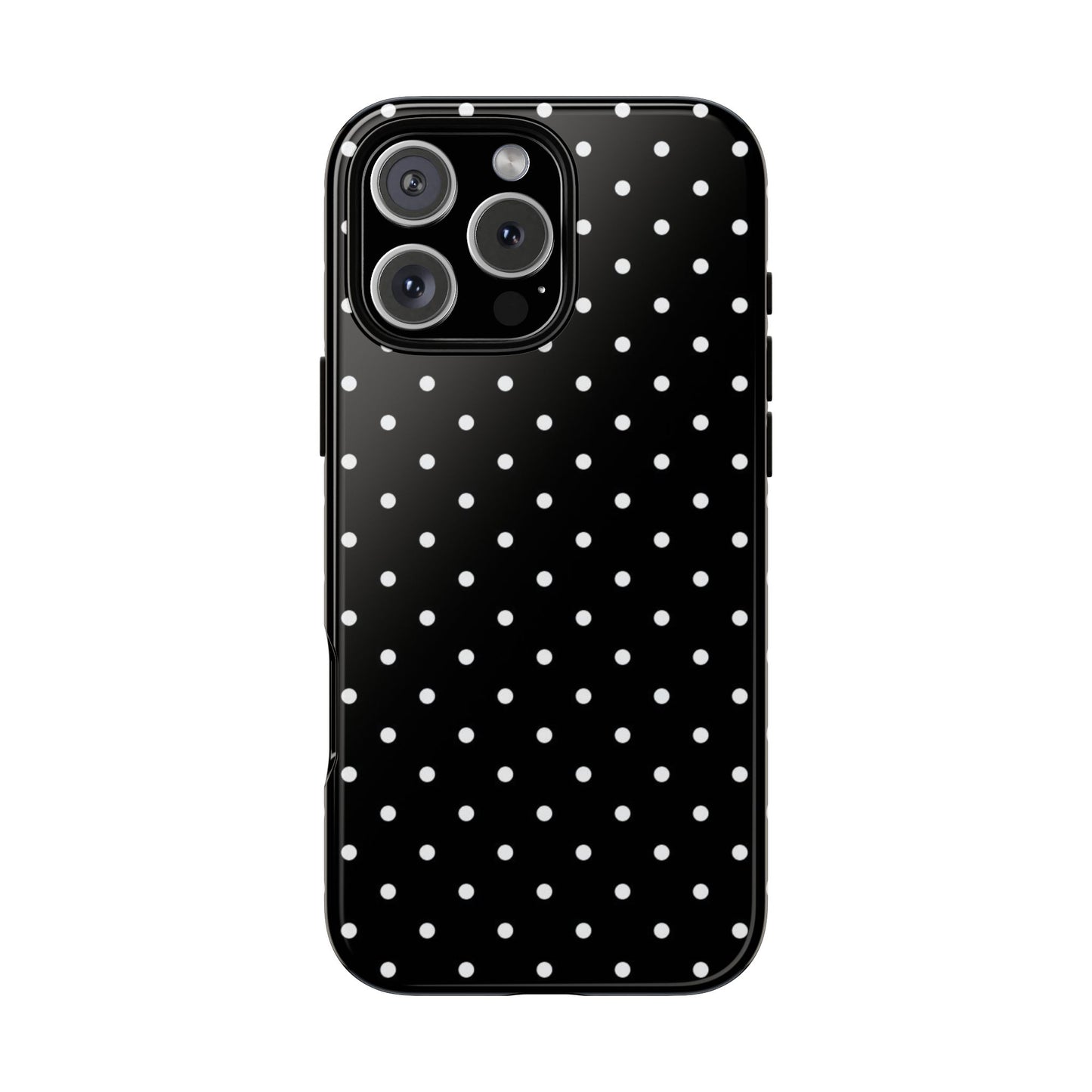 Black Polka Dot iPhone Case