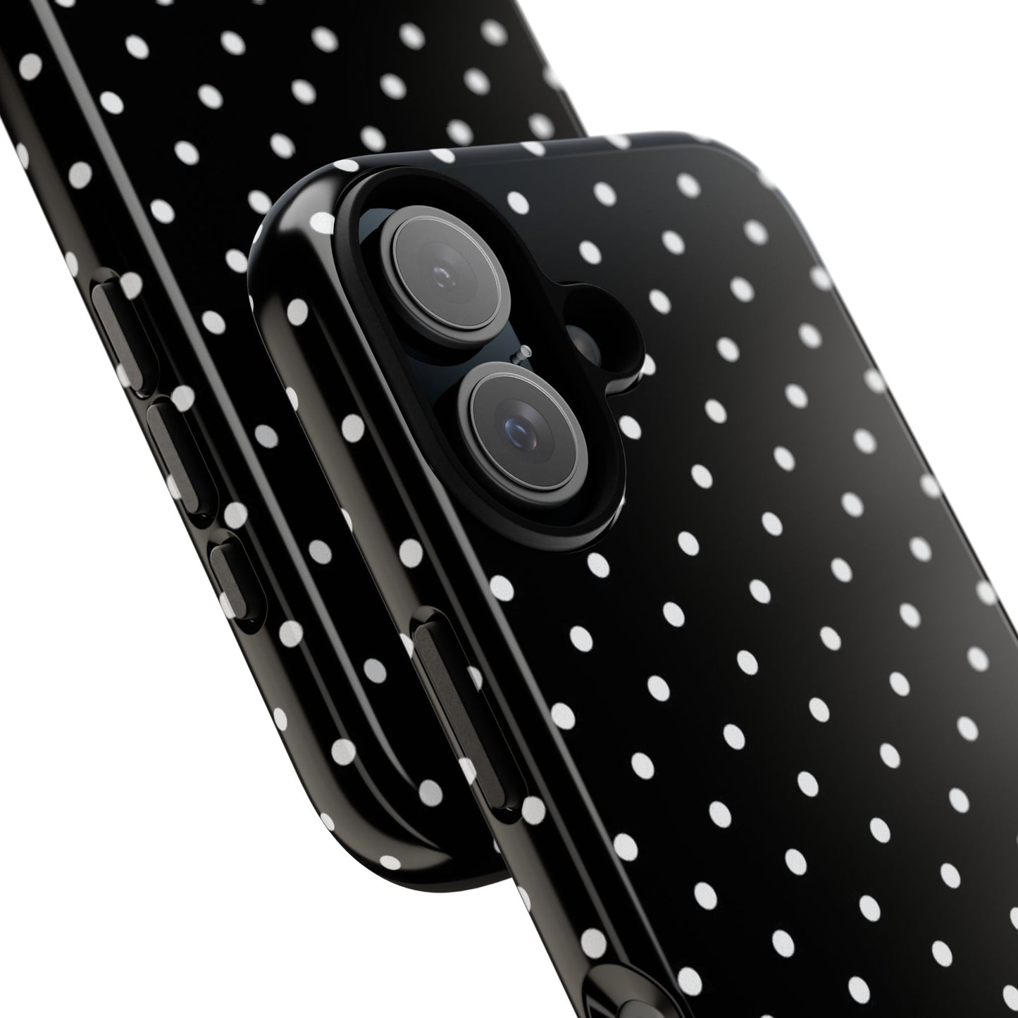 Black Polka Dot iPhone Case