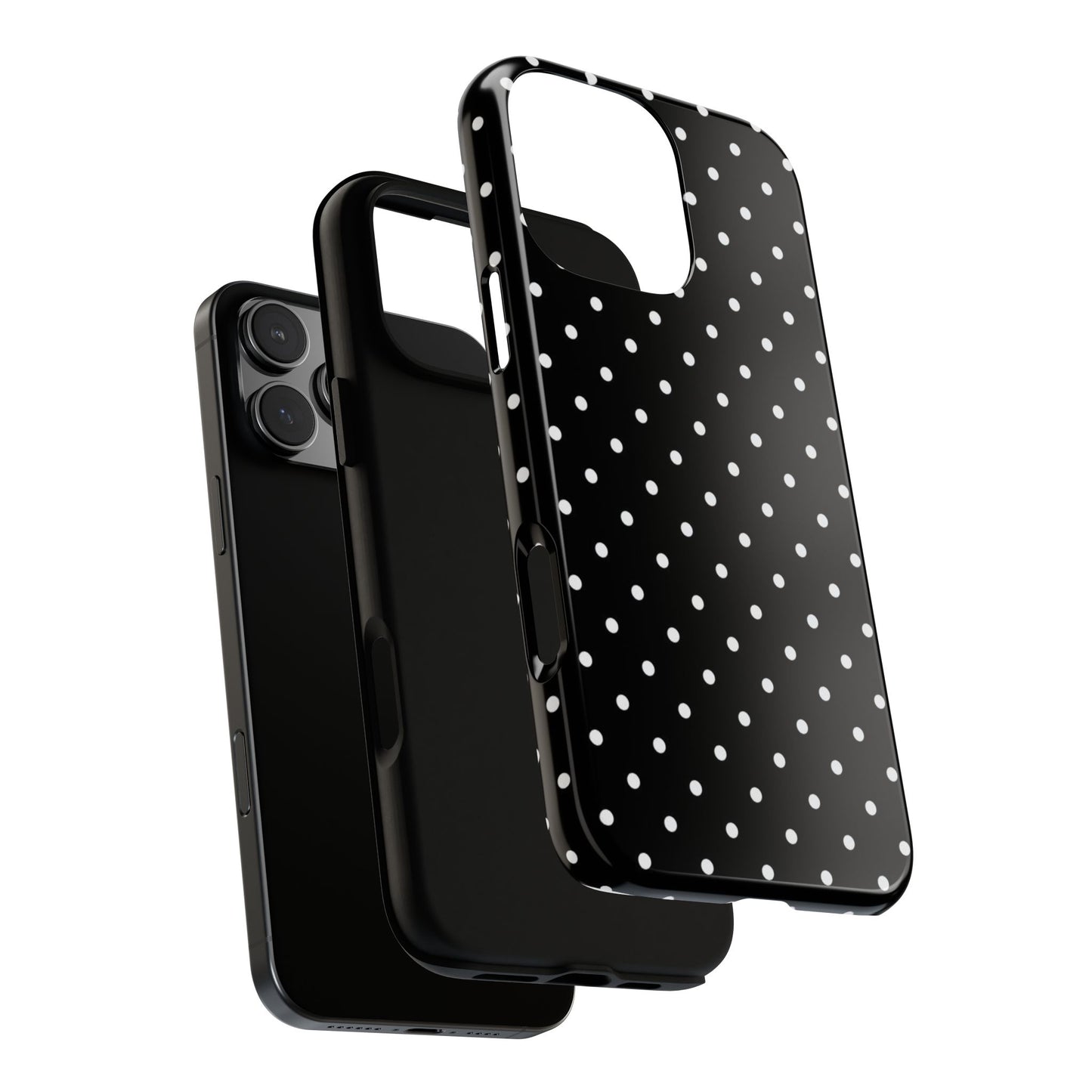 Black Polka Dot iPhone Case
